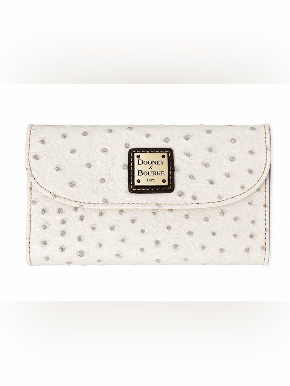 Dooney and Bourke Ostrich Continental Clutch Wallet